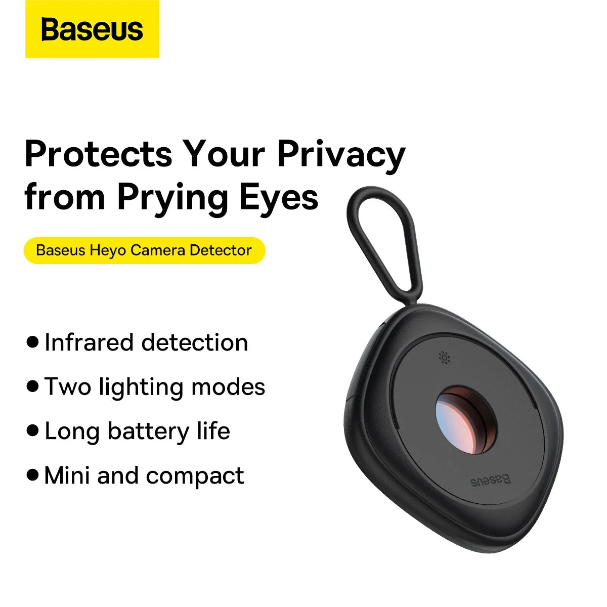 🔒 Baseus™ PrivacyGuard Camera Detector – Protect Yourself Anywhere